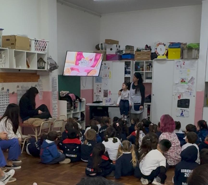 Estudiantes de Odontología realizaron una jornada de educación para la salud en el jardín Estrada