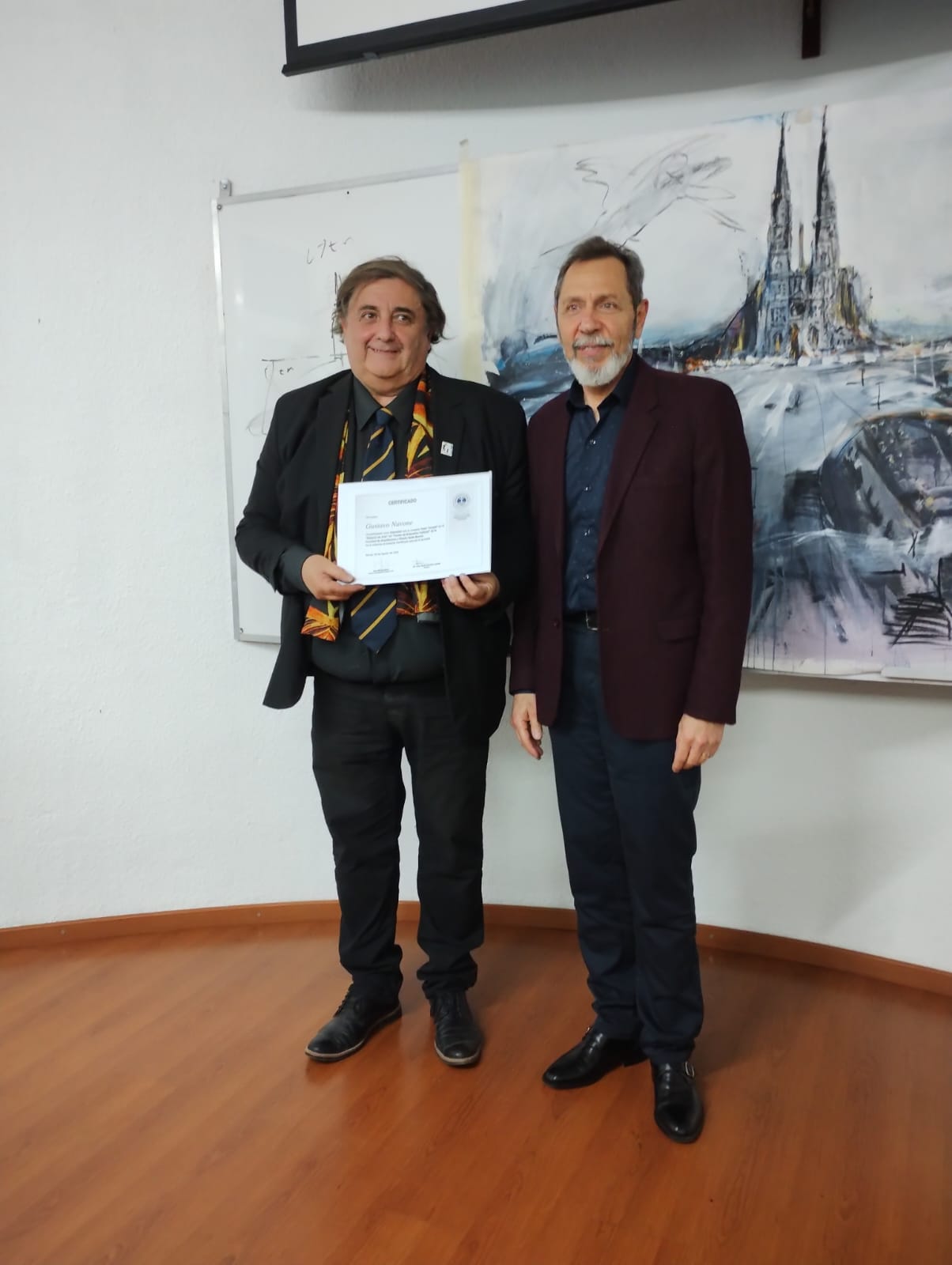 La Facultad de Arquitectura y Diseño inauguró una muestra de arte en la Sede Bernal