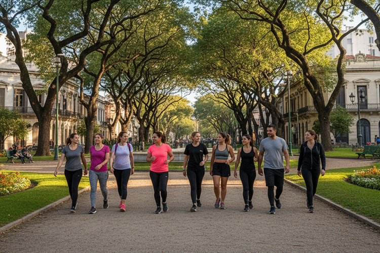 Una caminata para cuidar la salud integral en Bahía Blanca