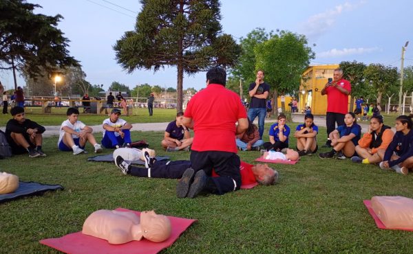Capacitación en RCP y primeros auxilios para el Club Everton