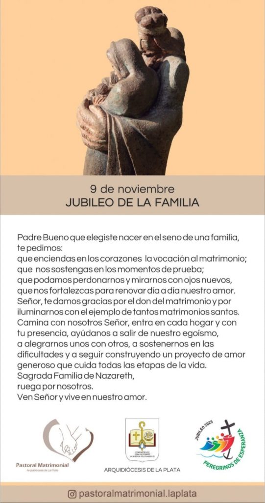 El Arzobispo invita al Jubileo de las Familias en la Catedral