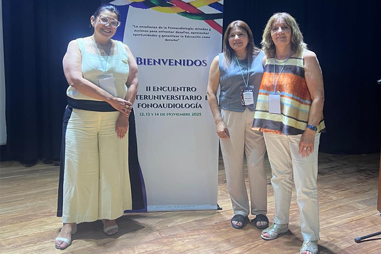 Se llevó a cabo el II Encuentro Interuniversitario en Fonoaudiología en San Luis