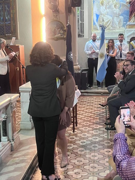 Nuevos graduados vivieron una emotiva ceremonia en el acto de colación de Bernal (14)