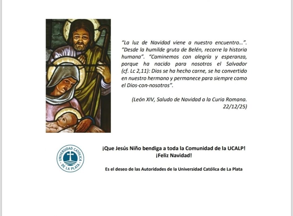 La UCALP les desea una Feliz Navidad y un Próspero Año Nuevo
