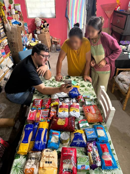 Entregaron alimentos recolectados en las recibidas solidarias y sustentables de la UCALP (1)