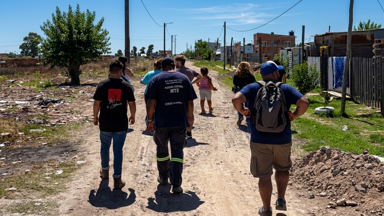 Convocan a estudiantes para relevar los barrios populares de La Plata
