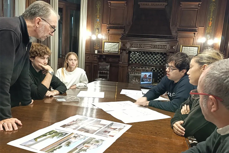 Futuros arquitectos participaron del diseño del proyecto del Hogar de Cristo 