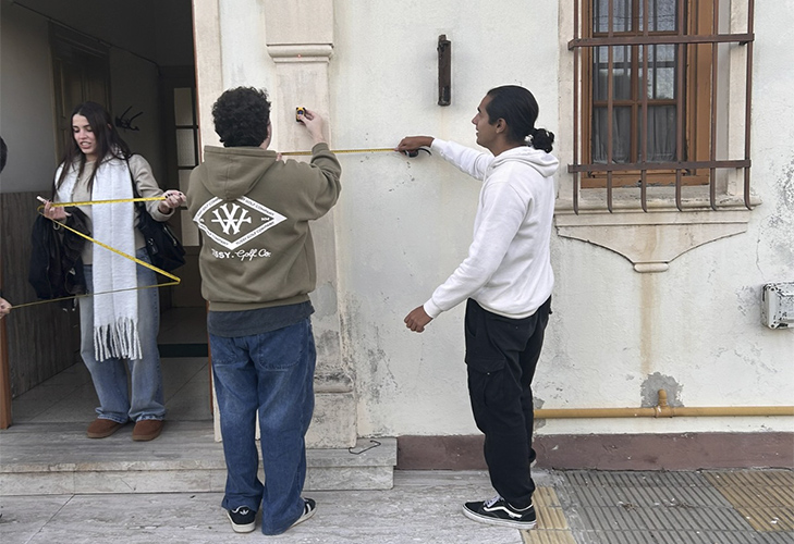 Alumnos de Arquitectura avanzan con el relevamiento de edificios religiosos en Quilmes