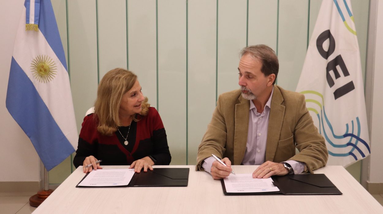 Se firmó un convenio con la Organización de Estados Iberoamericanos
