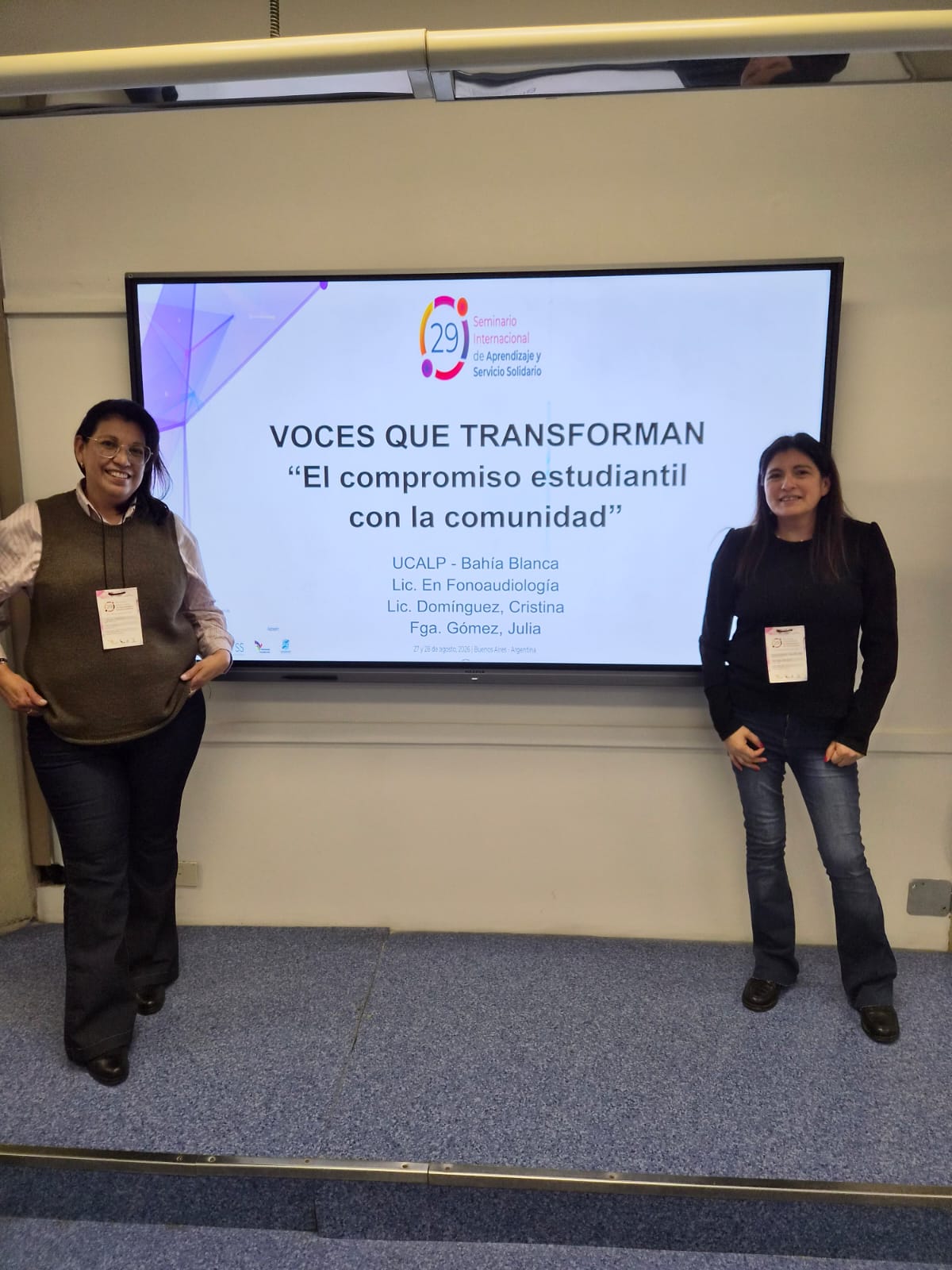 La UCALP presente en el 29º Seminario Internacional de Aprendizaje y Servicio Solidario