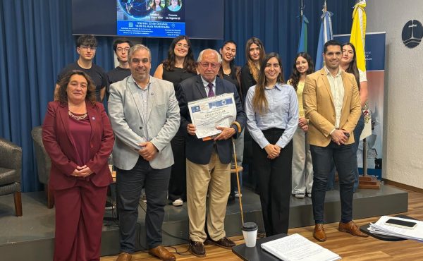 Diego Guelar participó de un conversatorio sobre diplomacia en Derecho