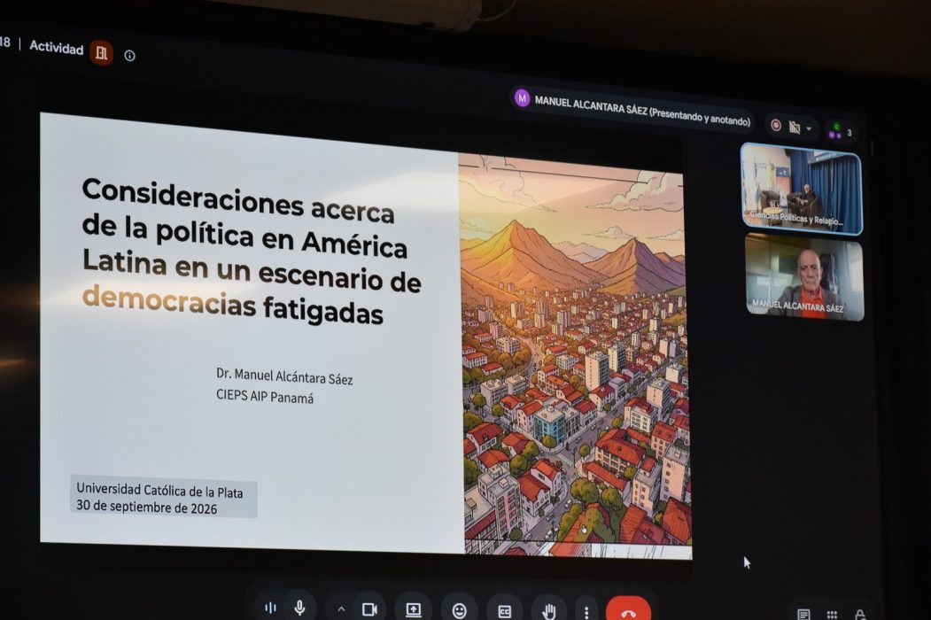 Se realizó un importante conversatorio junto a un referente de la Ciencia Política hispanoamericana (2)
