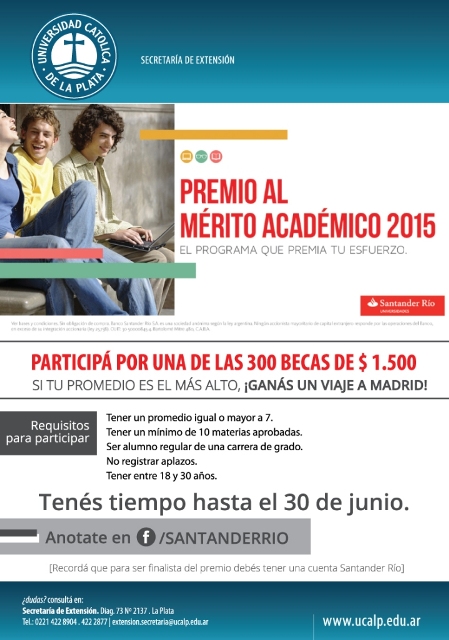 Premio al Mérito Académico 2015