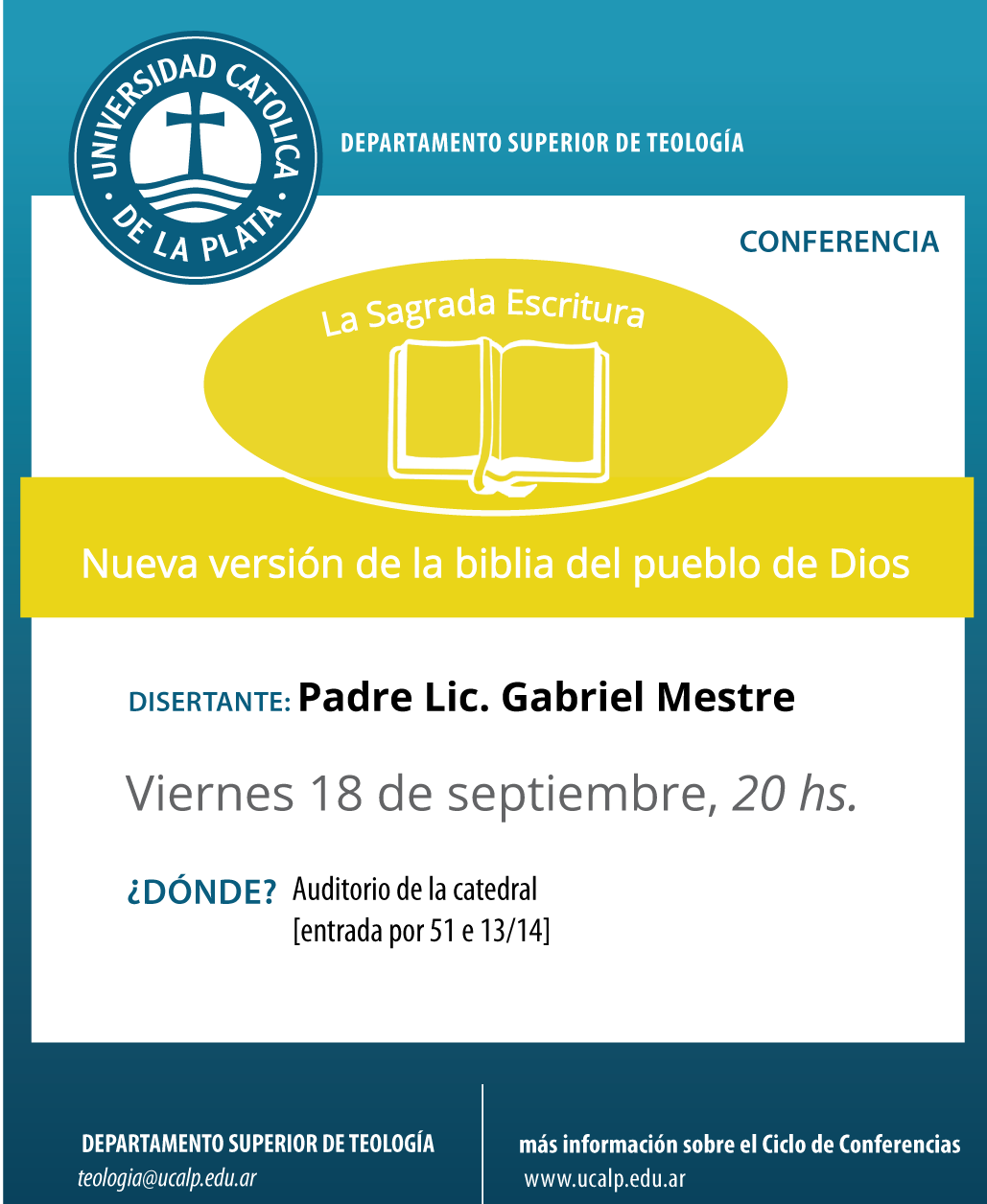 Charla Dpto Teología