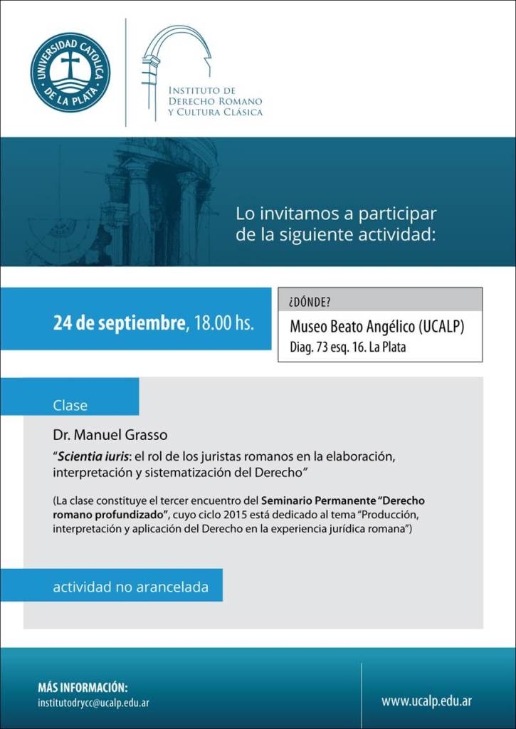 Instituto de Derecho Romano y Cultura Clásica