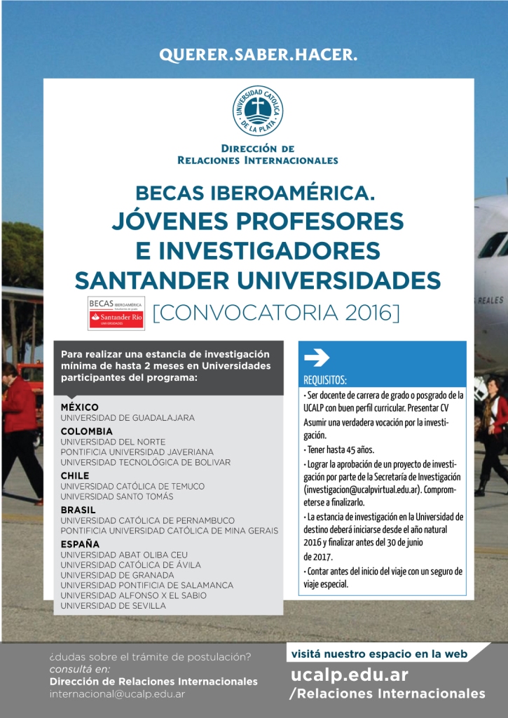 Becas Jovenes profesores e investigadores