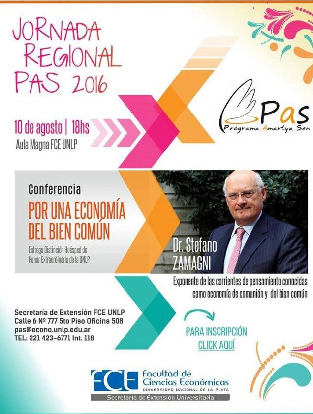 Conferencia del Dr Stefano Zamagni