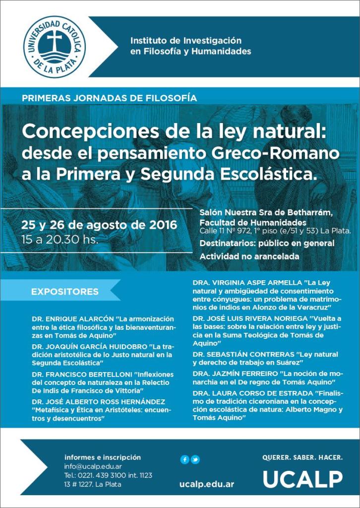 Primeras Jornadas de Filosofía