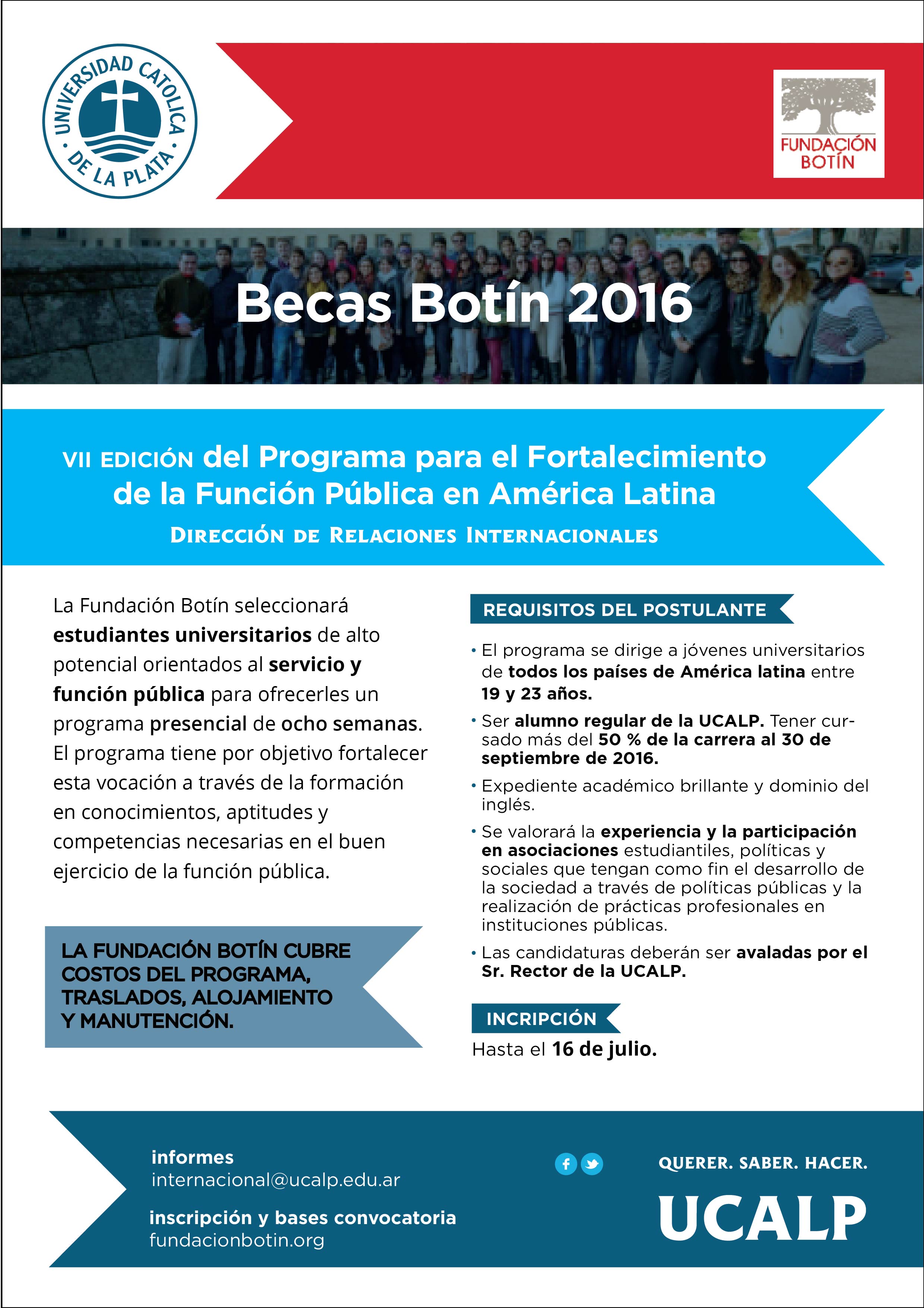Becas Botín 2016